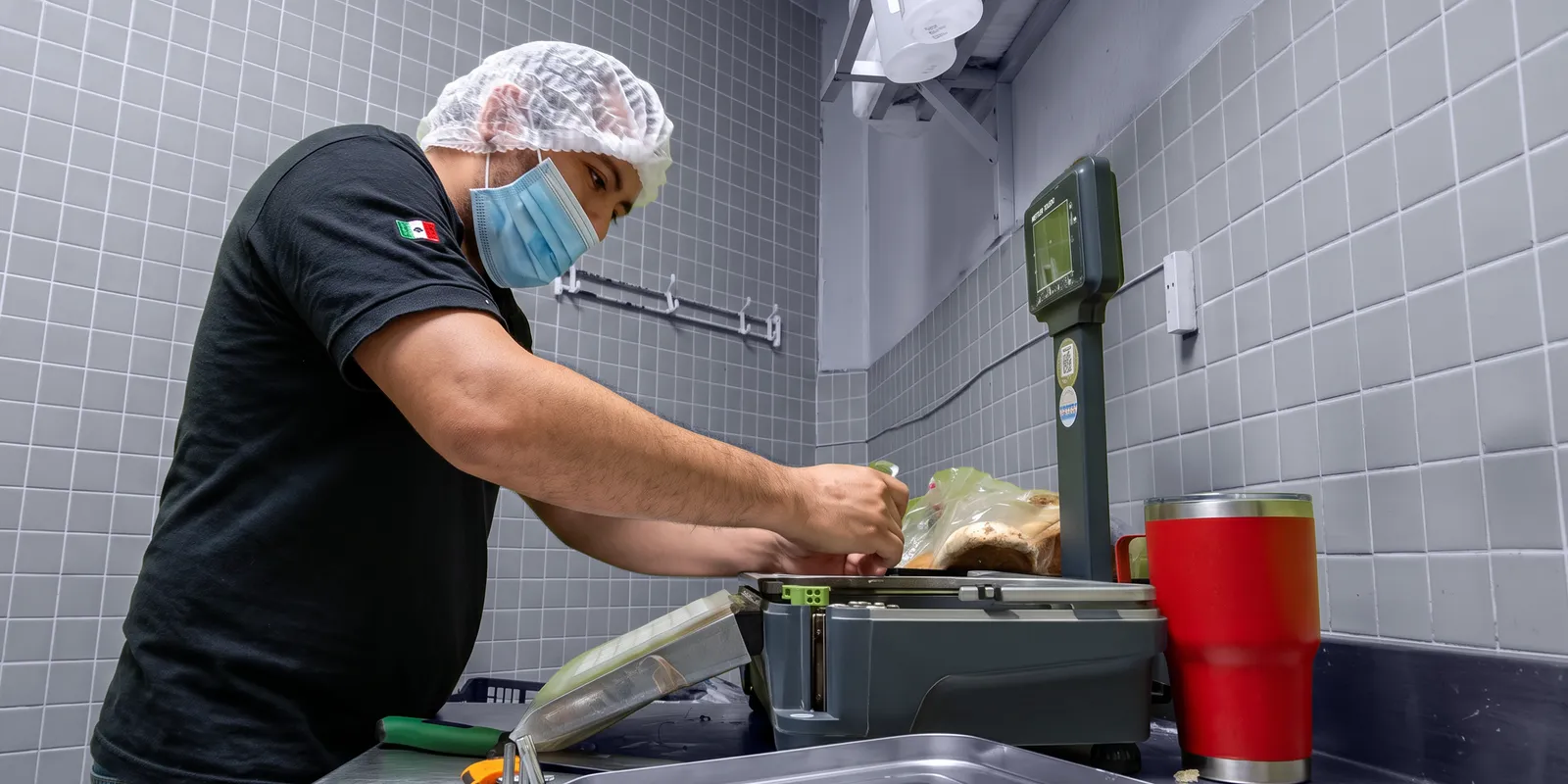 Balcão e cozinha